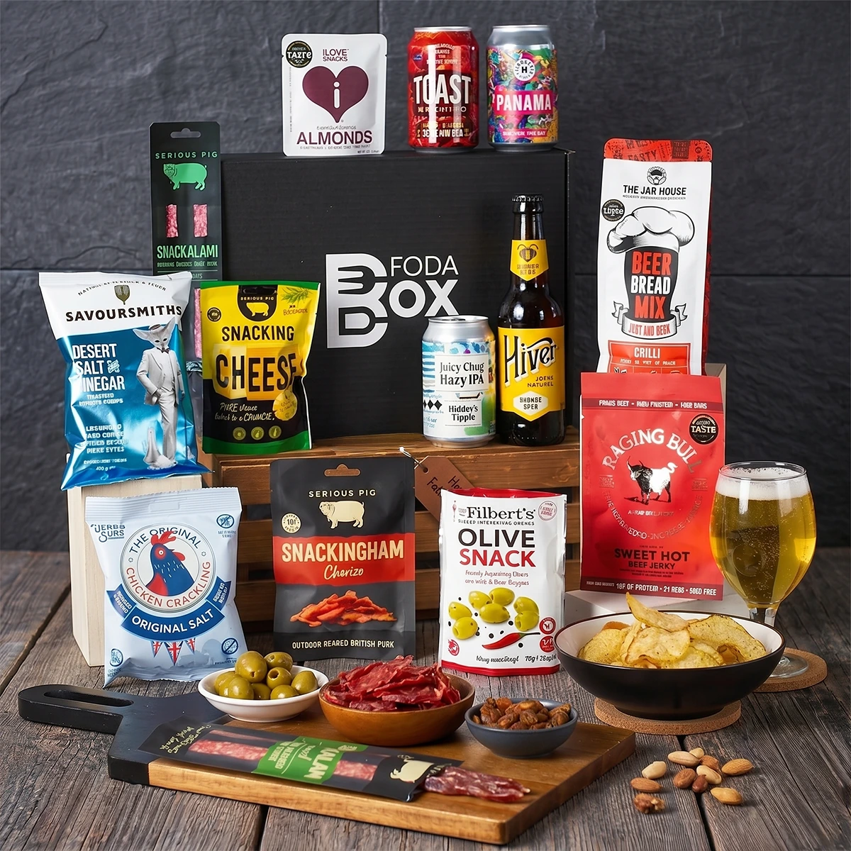 Man Box - Beer and Snack Hamper
