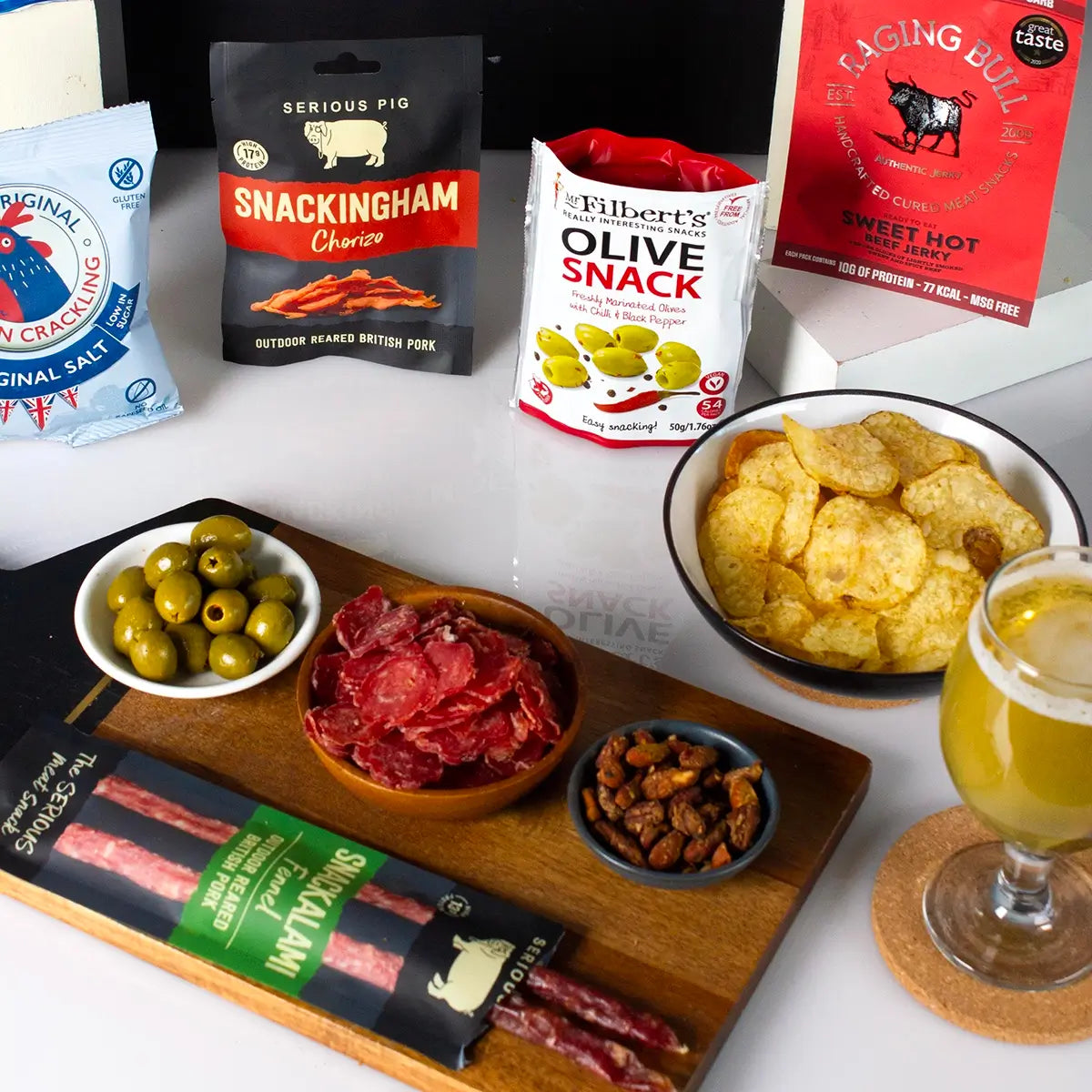 Man Box - Beer and Pub Snack Hamper
