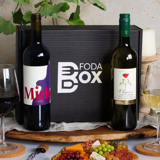 red and white wine gift