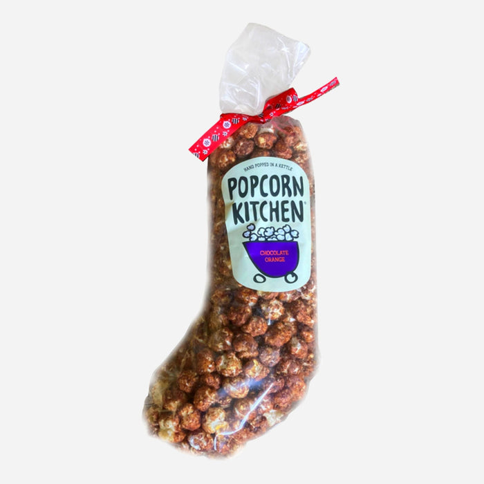 Seasonal Gift - Chocolate Orange Stocking 240g - Popcorn Kitchen