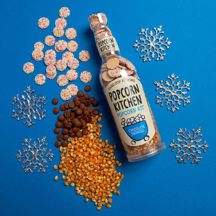 Pop At Home - White Chocolate Snowies 440g x 1 - Popcorn Kitchen