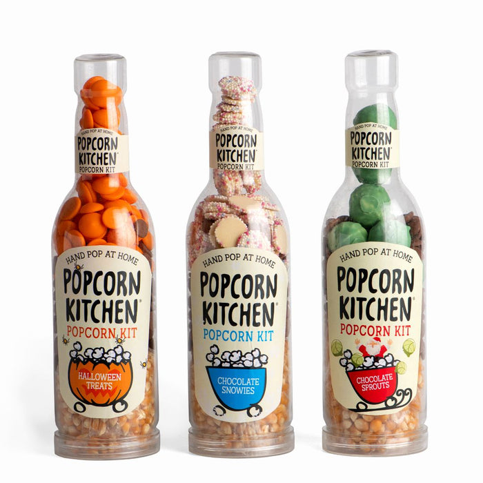 Pop At Home - White Chocolate Snowies 440g x 1 - Popcorn Kitchen