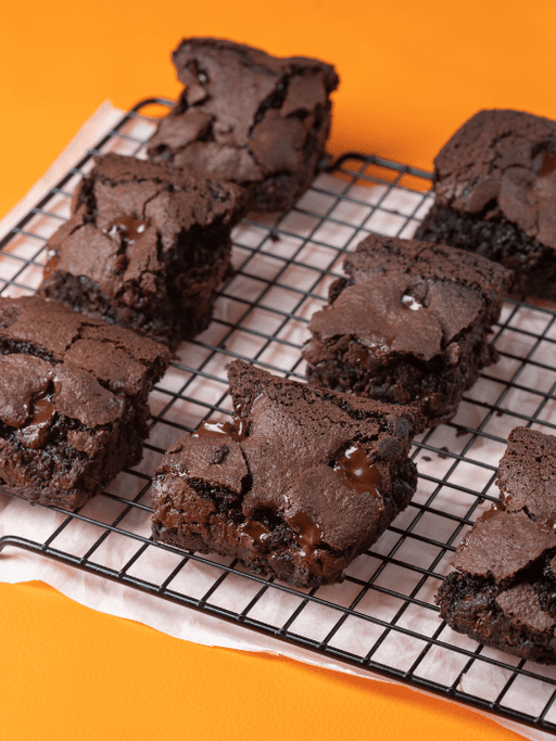 Vegan Chocolate Brownies Baking Recipe Kit serves 8 created by Pastry Chef Silvia Leo - Chefs For Foodies