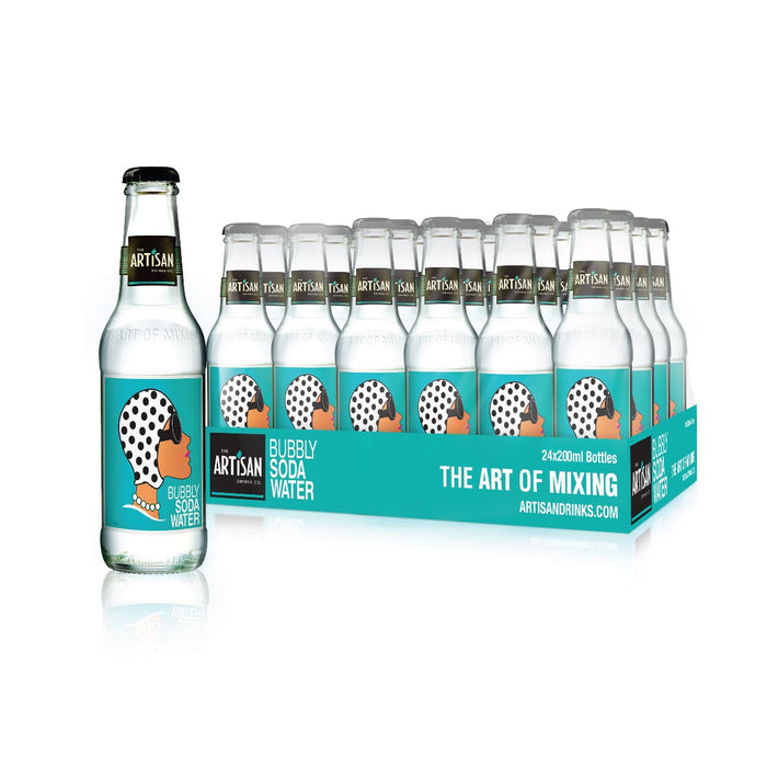 Bubbly Soda Water 200ml Bottle - Artisan Drinks Company