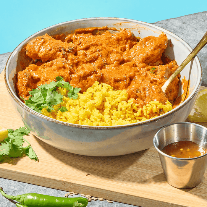 Chicken Tikka Masala with Jeera Pilau Rice Cooking Recipe Kit Serves 2 Created by Chef Rohit Ghai - Chefs For Foodies