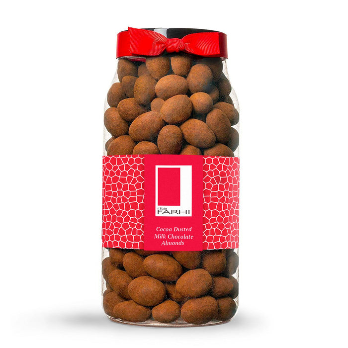 Cocoa Dusted Milk Chocolate Almonds, 740g Gift Giving RJF Farhi 