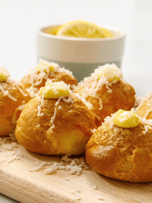 Parmesan and Comte Cheese Gougères and French Brioche Recipe Kit Serves 6 created by Chef Liam Rogers - Chefs For Foodies