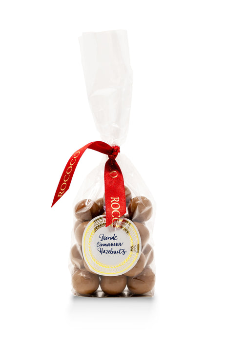 Rococo Christmas Nibbles | Blonde Cinnamon Hazelnuts | Rococo Chocolates Best Christmas Chocolates
