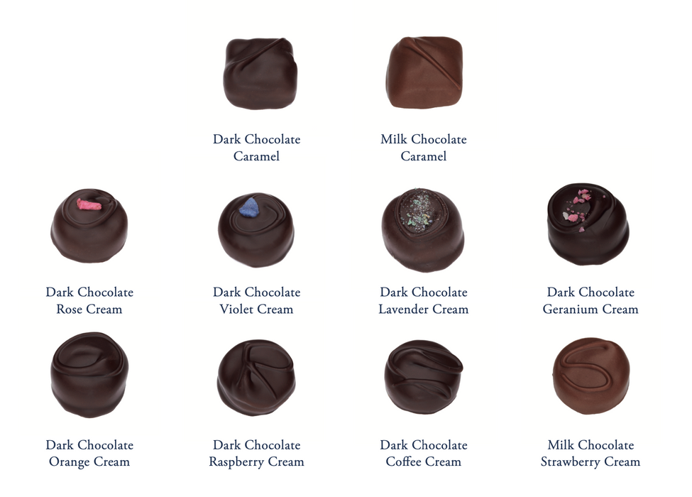 English Creams and Caramels - Rococo Chocolates