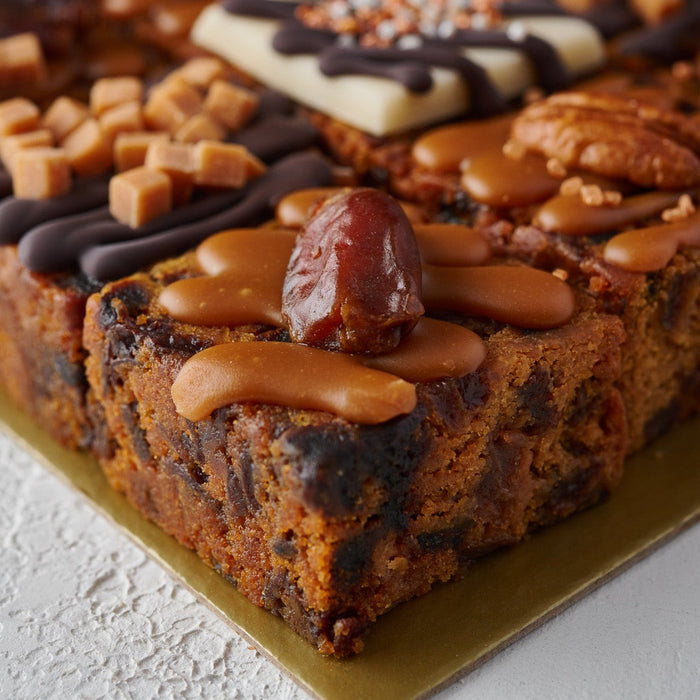 salted caramel and date cake from the original cake company 