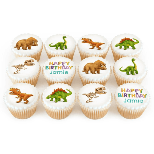 Bakerdays - 12 Dinosaur Cupcakes-1