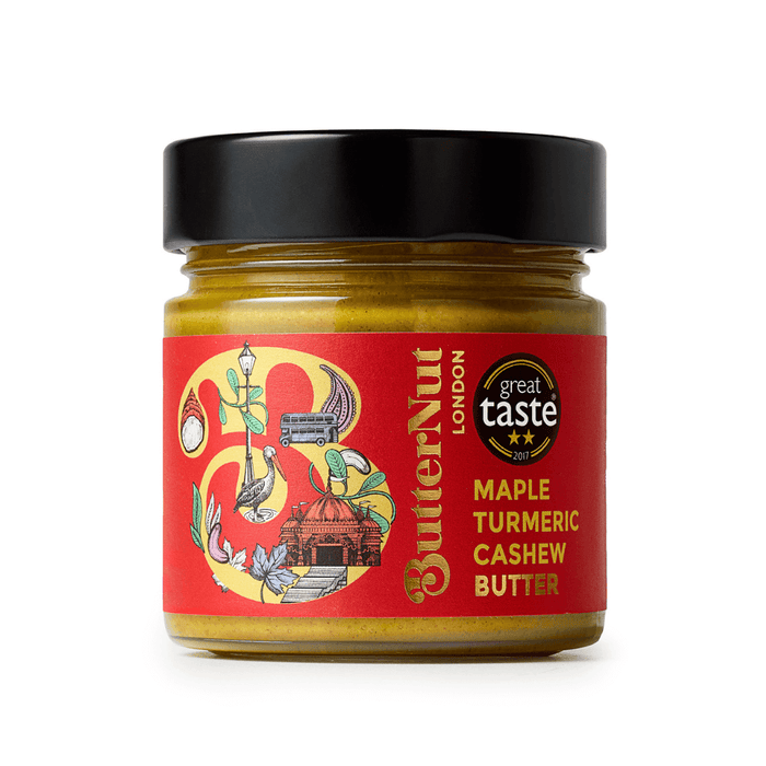 ButterNut of London - Maple Turmeric Cashew Nut Butter Jar 180g-1