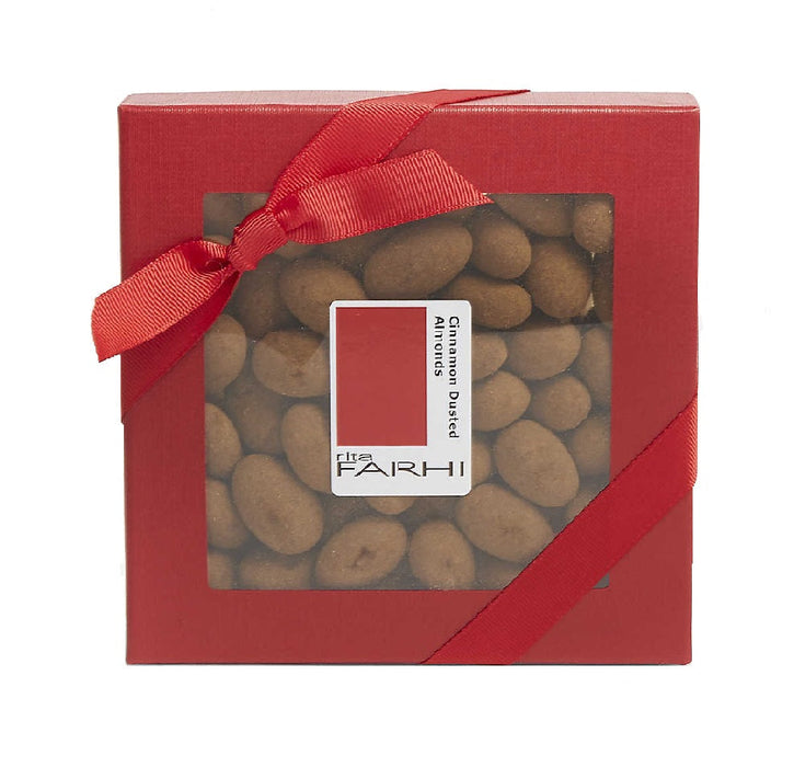 Cinnamon Dusted Milk Chocolate Coated Almonds, 210g Gift Giving RJF Farhi 