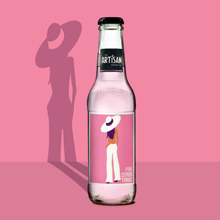 Pink Citrus Tonic 200ml Bottle - Artisan Drinks Company