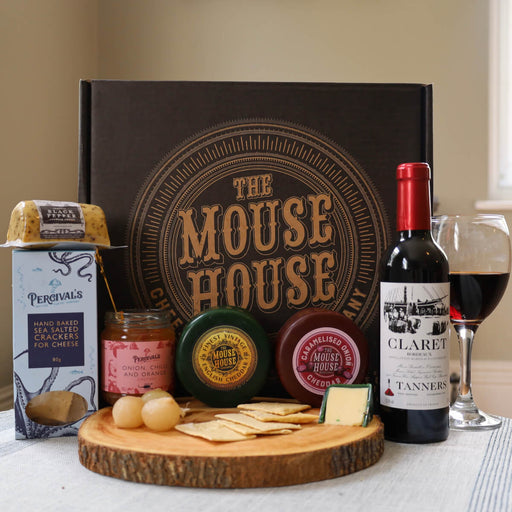 Classic Red Wine & Cheese Hamper - The Mouse House Cheese Co-1