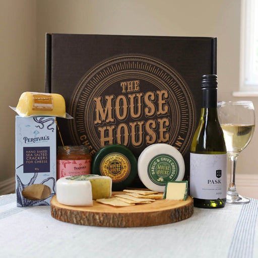 Classic White Wine & Cheese Hamper - The Mouse House Cheese Co-1