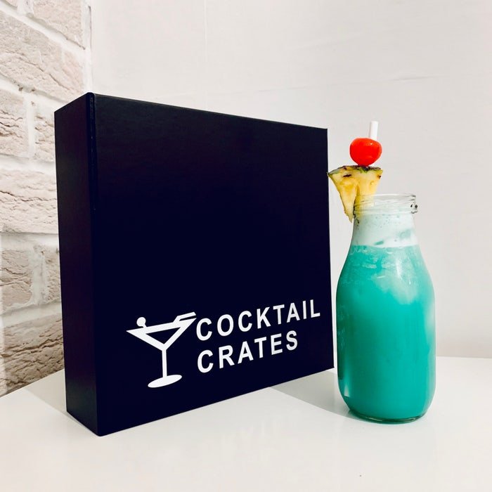 Cocktail Crates - Blue Hawaii Cocktail Gift Box-3