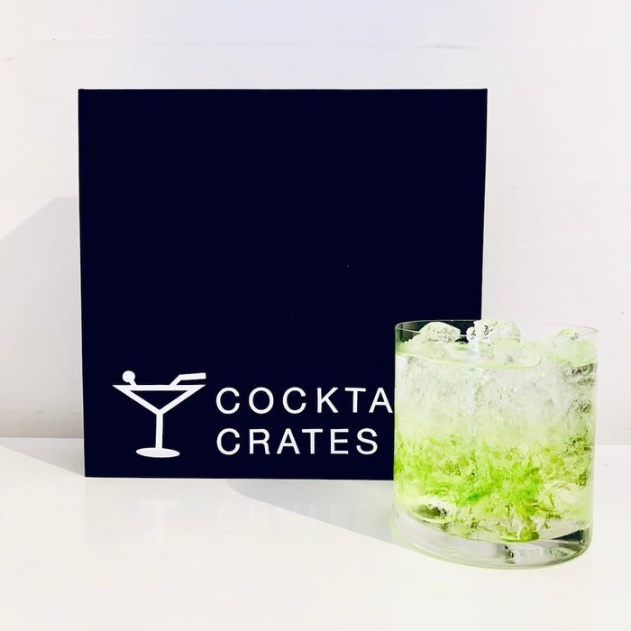 Cocktail Crates - Midori Sour Cocktail Gift Box-1