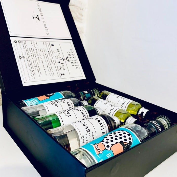 Cocktail Crates - Midori Sour Cocktail Gift Box-3