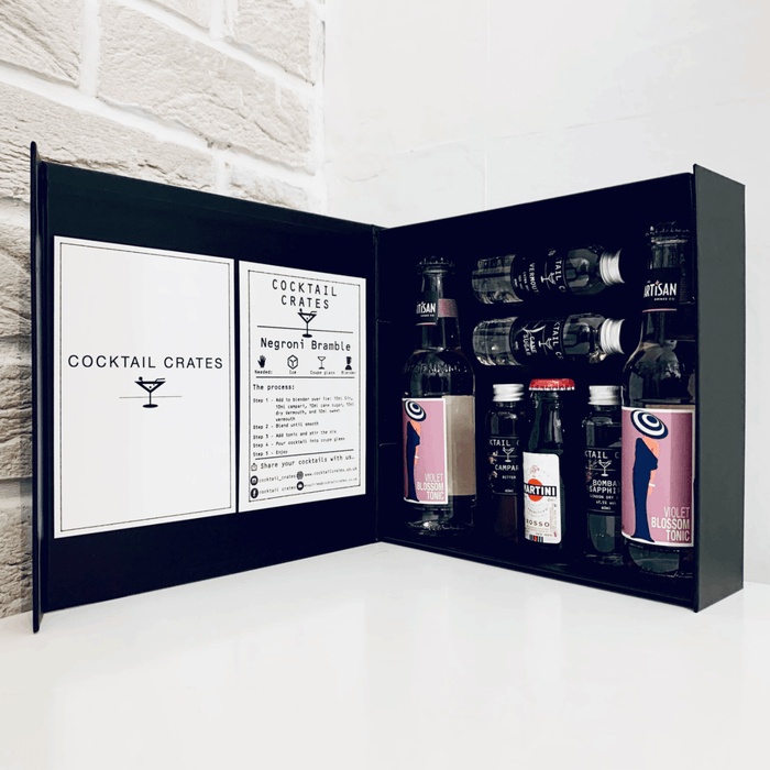 Cocktail Crates - Negroni Bramble - Gin and Tonic Cocktail Gift Box-2