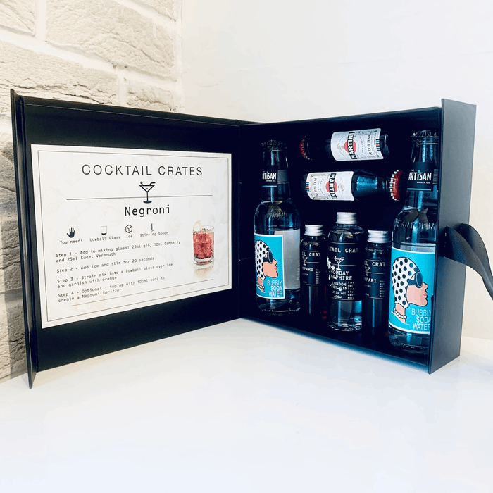 Cocktail Crates - Negroni Cocktail Gift Box-6