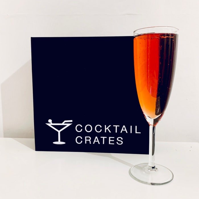 Cocktail Crates - Prosecco Cocktail Box - Bellini, Mimosa, Kir Royale, Negroni Fizz-2
