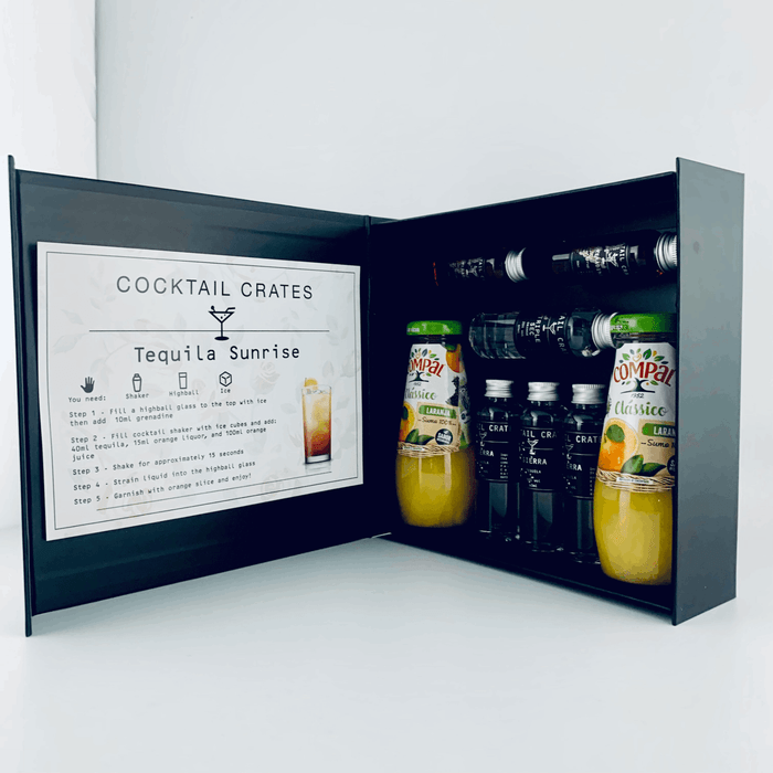 Cocktail Crates - Tequila Sunrise Cocktail Gift Box-2