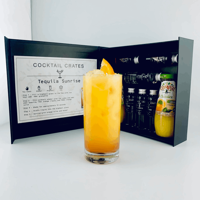 Cocktail Crates - Tequila Sunrise Cocktail Gift Box-3