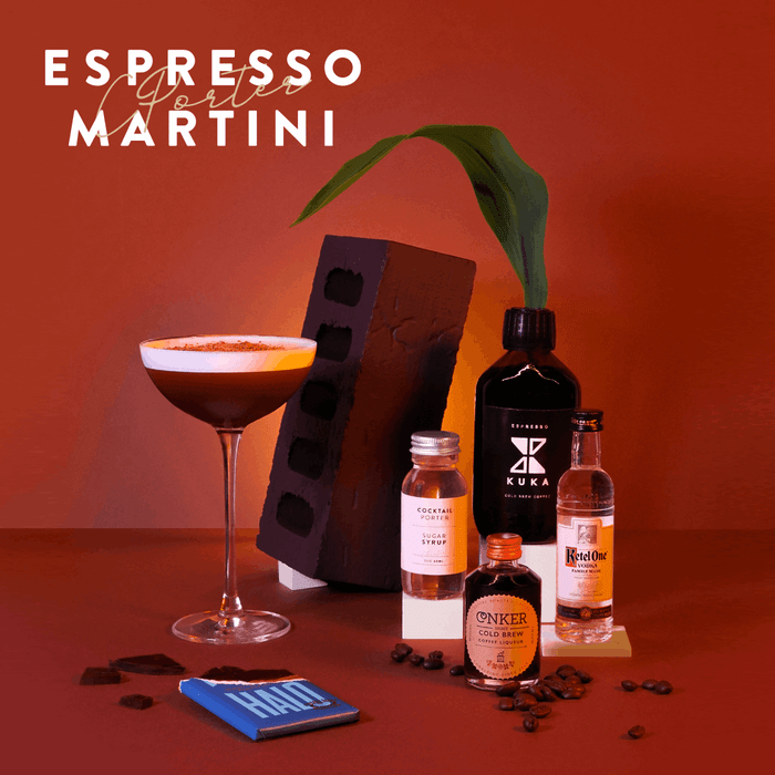 Cocktail Porter UK - Espresso Martini Kit 6 Cocktails Gift Set-1