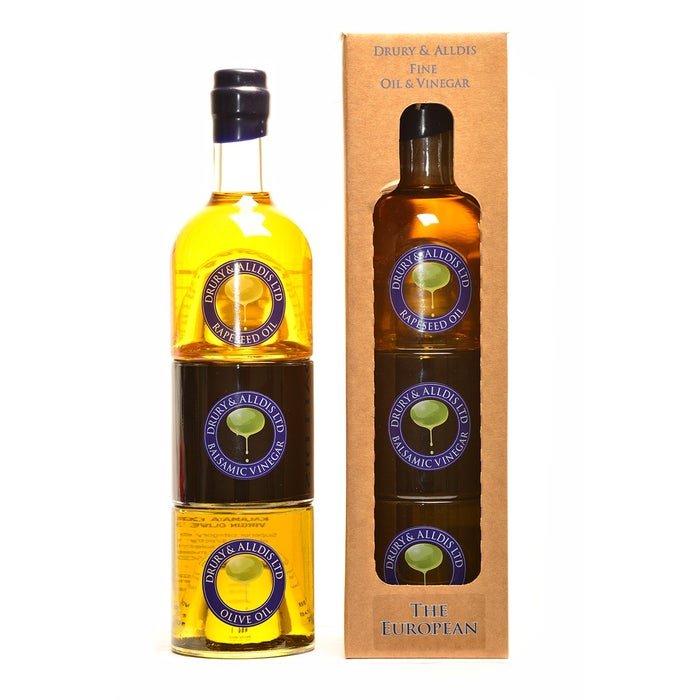 Drury and Alldis - The European Triple Stacking Oil and Vinegar Gift Set-1