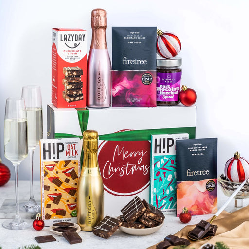 Eden Treats - Thinking of You Prosecco and Chocolate Gift Hamper Vegan-1