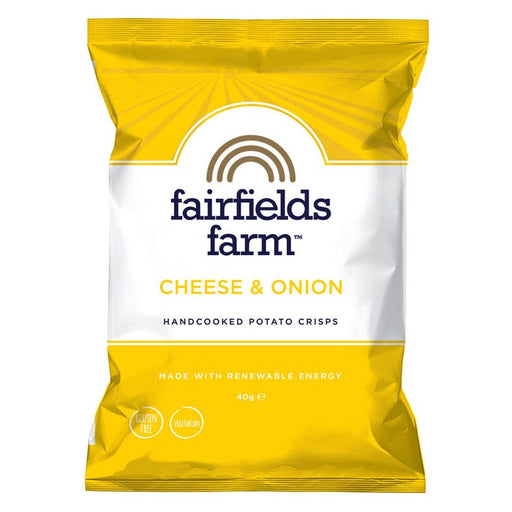 Fairfields Farm Crisps - Cheese & Onion Crisps 40g-1
