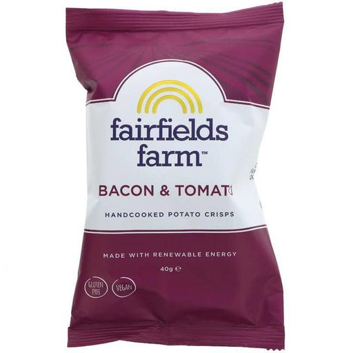 Fairfields Farm Crisps - Smokey Bacon & Tomato Crisps 40g-1
