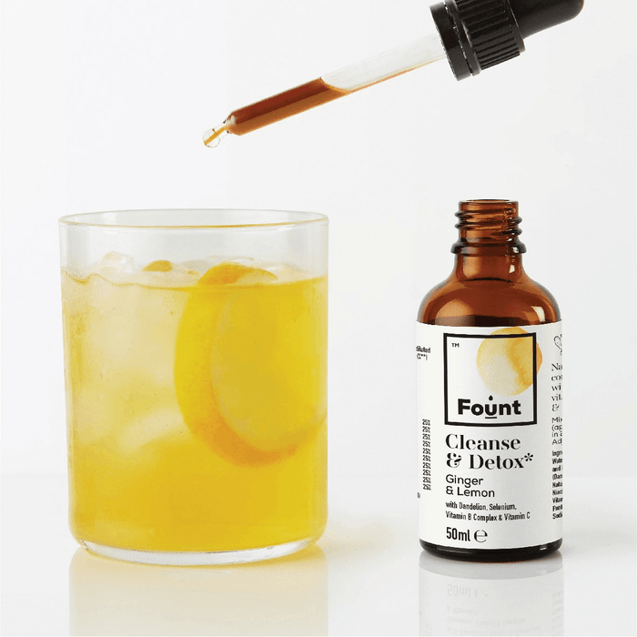 Fount Drinks - Ginger & Lemon Drink Droplets 50ml-5