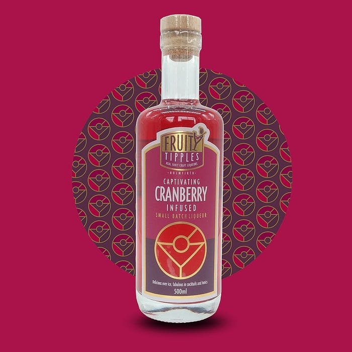 Fruity Tipples - Captivating Cranberry vodka Liqueur 500 ml-1