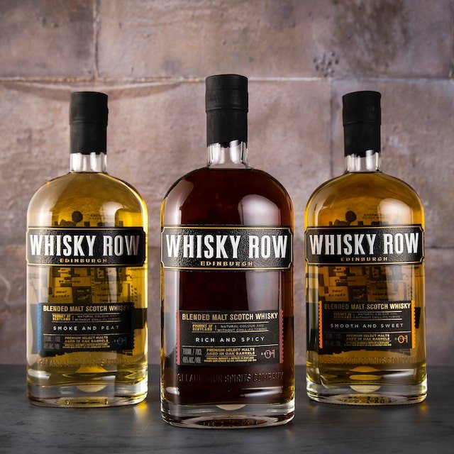 Gleann Mor Spirits - Whisky Row, Blended Whisky Triple Gift Set Collection-1