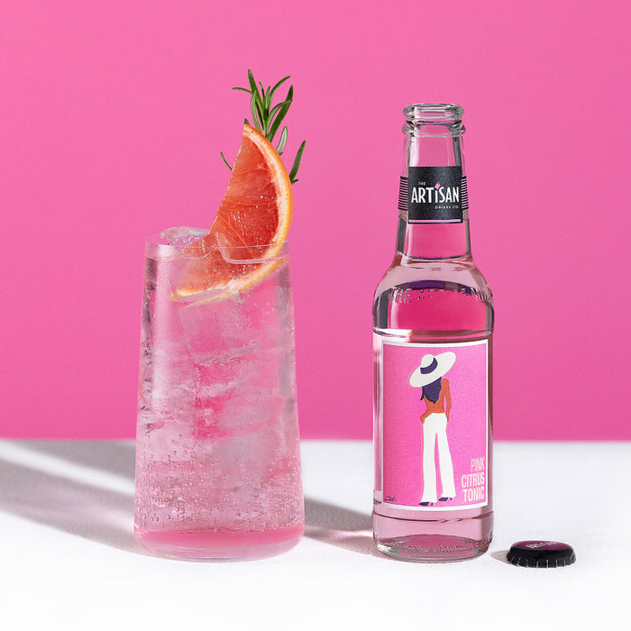 Pink Citrus Tonic 200ml Bottle - Artisan Drinks Company