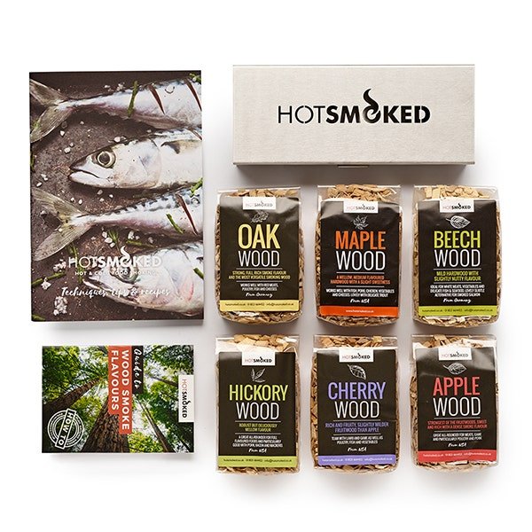 Hot Smoked - Wood Flavours Selection Box - BBQ Starter Gift Kit-2