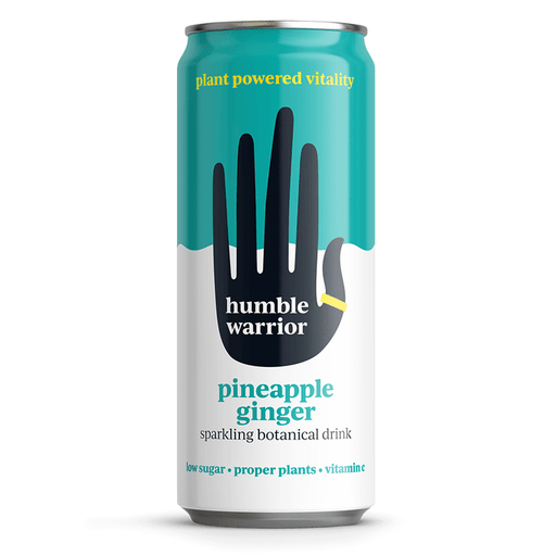Humble Warrior - Pineapple Ginger Sparkling Botanical Drink 12 x 250ml-1