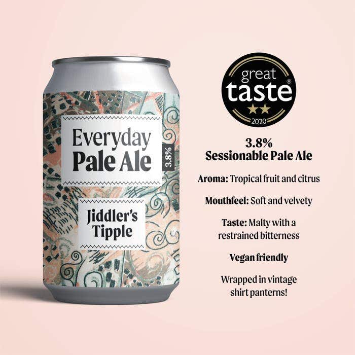 Jiddler's Tipple - Everyday Sessionable Craft Pale Ale 3.8% 330ml Can-7