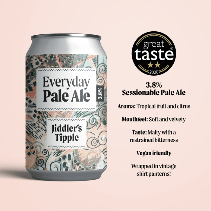 Jiddler's Tipple - Everyday Sessionable Craft Pale Ale 3.8% 330ml Can-6