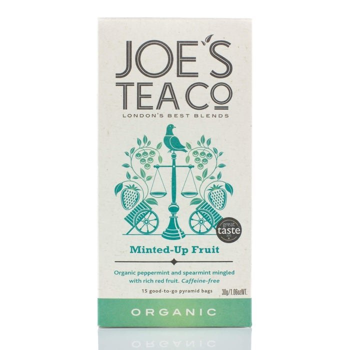 Joe's Tea - Organic Minted-Up Fruit 15 Tea Bags-2