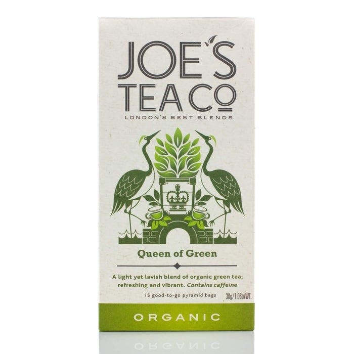 Joe's Tea - Organic Queen of Green 15 Tea Bags-1