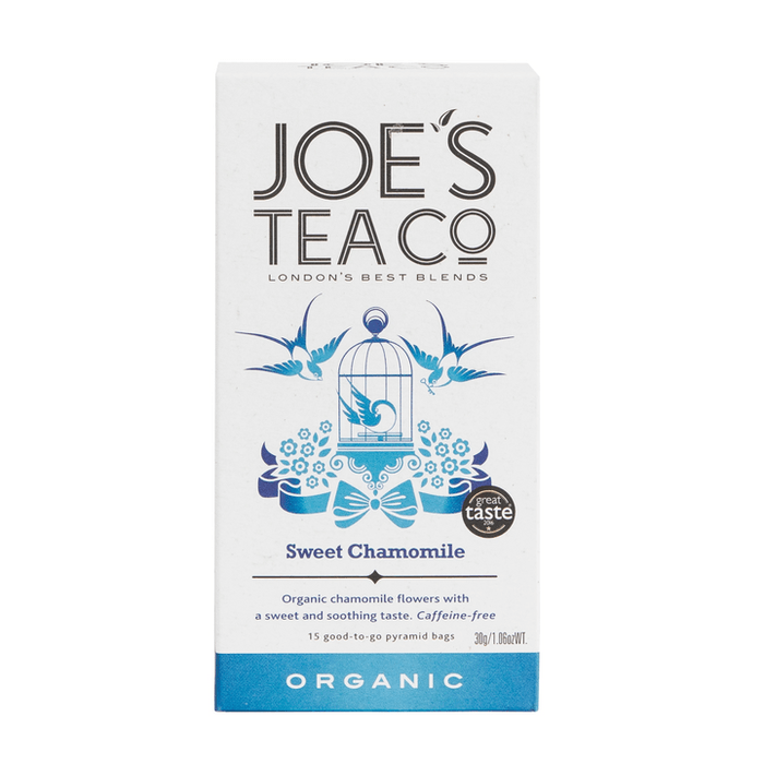 Joe's Tea - Organic Sweet Chamomile 15 Tea Bags-1