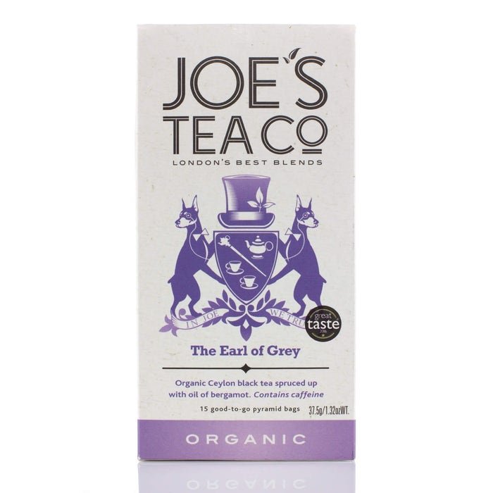 Joe's Tea - Organic The Earl of Grey 15 Tea Bags-2