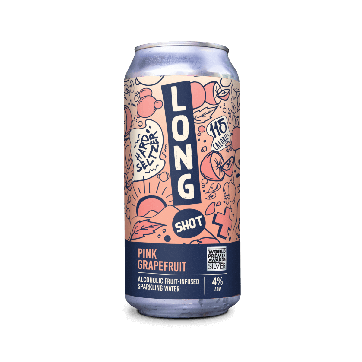 Longshot Drinks - Grapefruit Hard Seltzer 440ml-1