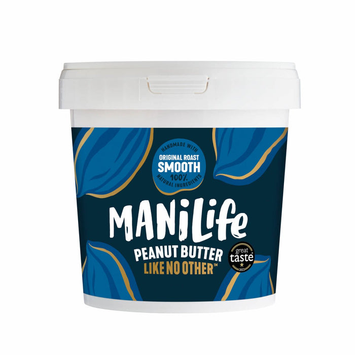 ManiLife - Original Roast Smooth Peanut Butter 1kg-1