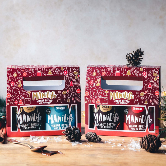 Manilife - Rich Cocoa & Original Roast Peanut Butter Christmas Cracker 2 x 275g-3