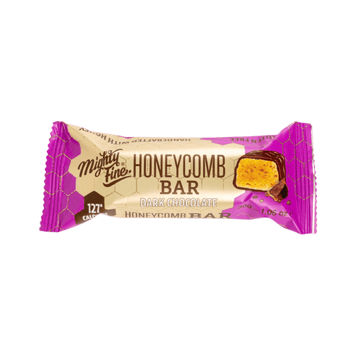 Mighty Fine - Dark Chocolate Honeycomb Bar 30g-1