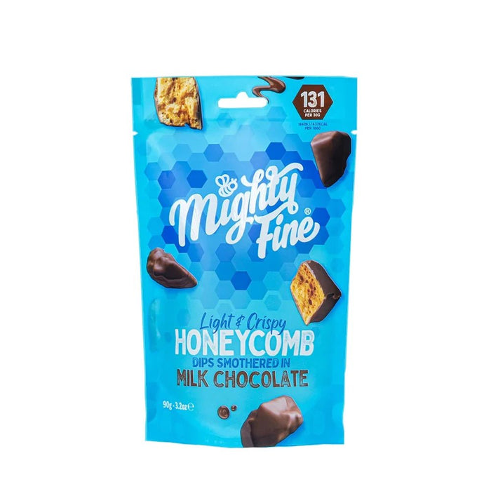 Mighty Fine - Milk Chocolate Honeycomb Dips 90g-1